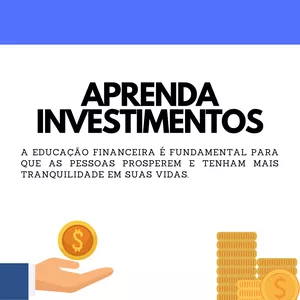 Imagem principal do produto Aprenda educação financeira e investimentos 