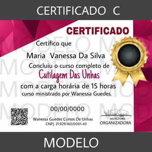 Imagem de capa para o Curso online CERTIFICADO C cutilagem das unhas