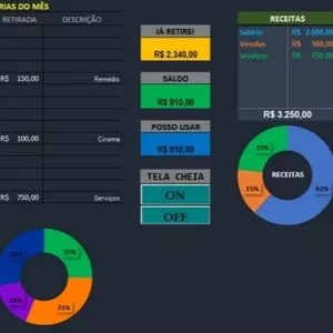 Imagem do curso Planilha de Gastos Pessoais