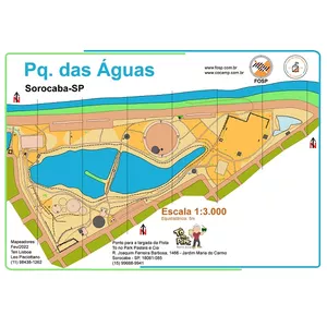 Imagem de capa para o Ebook Mapa para passeio no Parque das Águas - Sorocaba, SP