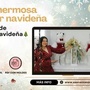 Imagen de portada para Curso online Curso Virtual: Crea tu Osa Polar Navideña de 1 Metro