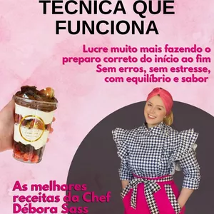 Imagem de capa para o Ebook E-book Didé: Confeitaria Técnica que Funciona