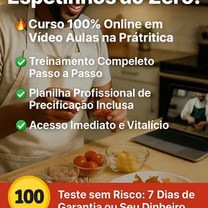 Imagem do curso Espetinho Do Zero Curso 100% Prático