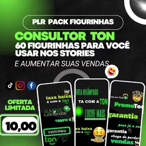 Imagem de capa para o Ebook Pack Figurinhas Consultor Ton 