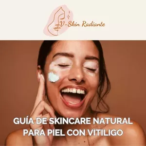 Imagen de portada para Curso online V Skin Radiante. Guía de skincare natural para piel con vitiligo