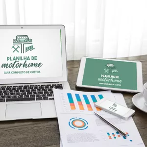 Imagem de capa para o Ebook Planilha de Motorhome - Guia Completo de Custos