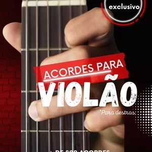 Imagem de capa para o Ebook Acordes para violão: + de 800 acordes do iniciante ao avançado