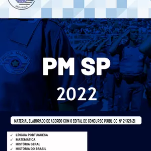 Imagem principal do produto Apostila Concurso PM-SP 2022 edital nº 2/321/21.