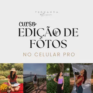 Imagem de capa para o Curso online Edição de Fotos Mobile Pro
