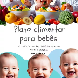 Imagem de capa para o Ebook Plano alimentar para bebês 