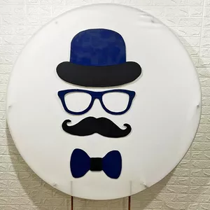 Imagem de capa para o Ebook Moldes Dia dos Pais Para Imprimir Como Fazer Chapéu Óculos Bigode e Gravata de Papelão Grande Para Decoração Dia dos Pais Eventos