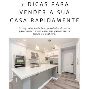 Imagem de capa para o Ebook 7 Dicas Para Vender a Sua Casa Rapidamente