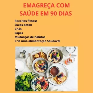 Imagem de capa para o Ebook Emagrecimento Saudável em 90 Dias: Transforme seu Corpo e sua Saúde