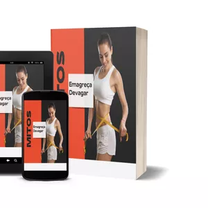 Imagem de capa para o Ebook EMAGREÇA DEVAGAR