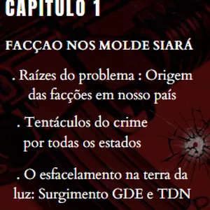 Imagem de capa para o Ebook A Implicação para o aumento da violência e a expansão das facções no Ceará.