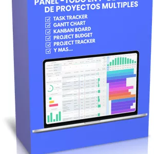 Imagen de portada para Ebook Multiple Project Manager - Todo en 1 