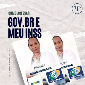 Imagem de capa para o Ebook Miniguia - Como Acessar o Gov.br e o Meu INSS
