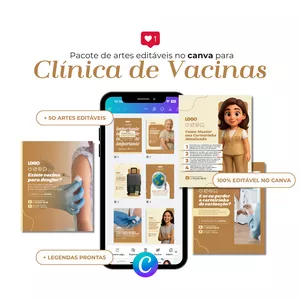 Imagem do curso PACK PARA CLÍNICA DE VACINAS - Criaé Studio