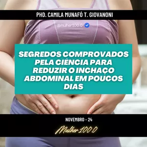 Imagem de capa para o Ebook Segredos comprovados pela ciência para reduzir o inchaço abdominal em poucos dias