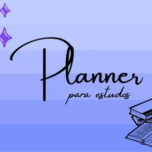 Imagem de capa para o Ebook Planner mensal para estudos 