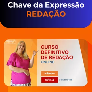 Imagem de capa para o Curso online CHAVE DA EXPRESSÃO - REDAÇÃO