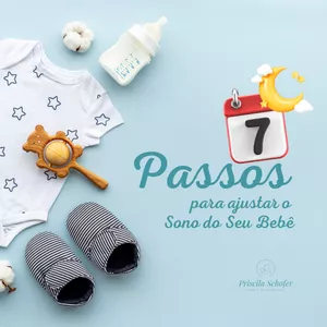Imagem do curso 7 Passos para ajustar o Sono do Seu Bebê