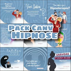 Imagem do curso PACK CANVA HIPNOSE