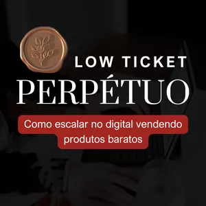 Imagem de capa para o Ebook Low Ticket Perpétuo + comunidade Low Ticket Lab