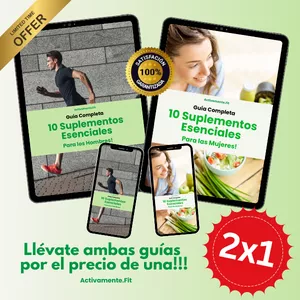 Imagen de portada para Ebook 2 X1 Dos Guías de Suplementos Esenciales para los Hombres y Mujeres