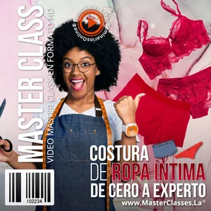 Imagen de portada para Curso online Costura de Ropa Intima de Cero a Experto