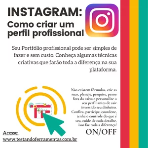 Imagem de capa para o Curso online INSTAGRAM: Como criar um perfil profissional