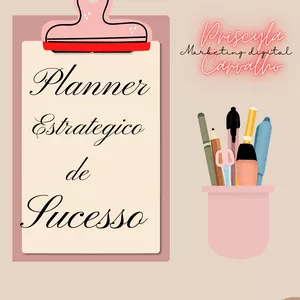 Imagem de capa para o Ebook Planner estrategico de sucesso 