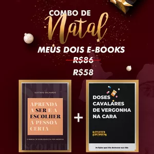 Imagem de capa para o Ebook Combo Promocional - E-books Gustavo Galhardo