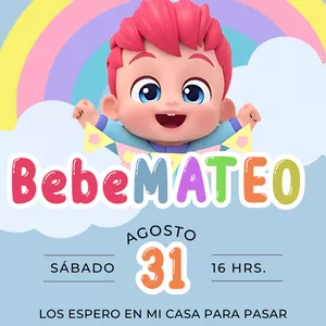 Imagen de portada para Curso online Tarjeta Digital Personalizada de BebeFinn | Invitación de Cumpleaños Infantil | Diseño Único para Niños y Niñas