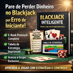 Imagem de capa para o Ebook Descubra os Segredos para Vencer no Black Jack - Guia Completo