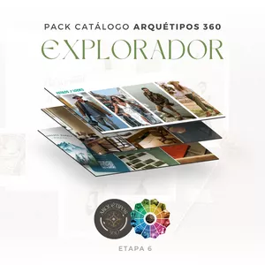 Imagem de capa para o Curso online PACK CATÁLOGO ARQUETÍPICO DIGITAL - EXPLORADOR