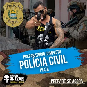 Imagem de capa para o Curso online 👮‍♂️Preparatório Completo POLÍCIA CIVIL do Piauí 👮‍♂️ PCPI - Instituto Óliver 