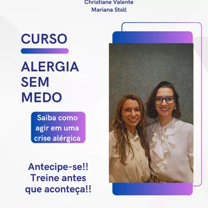 Imagem de capa para o Curso online Alergia Sem Medo - Treinamento Prático Reações Alérgicas