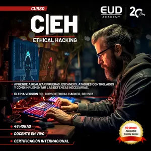 Imagen de portada para Curso online Certified Ethical Hacking | Ec Council