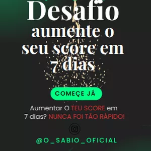 Imagem de capa para o Ebook Curso de 100 etapas-Aumente o seu score em 7 dias