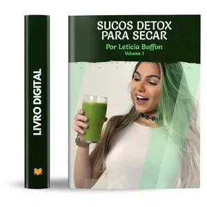 Imagem de capa para o Ebook Sucos Detox para Secar | com calorias e macros