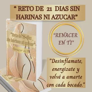 Imagen de portada para Curso online "Reto de 21 dias sin Harinas ni Azucar- Renacer en TI"