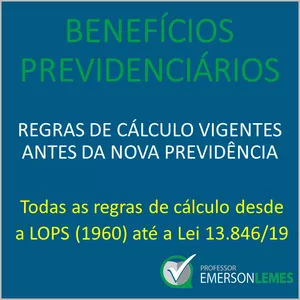 Imagem de capa para o Curso online Benefícios Previdenciários: regras de cálculo vigentes antes da Nova Previdência