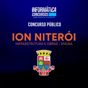 Imagem de capa para o Curso online Concurso ION NITERÓI Infraestrutura e Obras - EMUSA | Informática com professor Danilo Vilanova