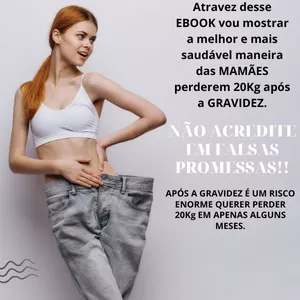 Imagem de capa para o Ebook COMO EMAGRECER DE FORMA SAÚDAVEL APÓS A GRAVIDEZ