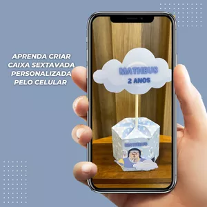 Imagem de capa para o Curso online Caixa sextavada personalizada feita no celular