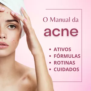 Imagem de capa para o Ebook PELE ACNEICA: O manual definitivo do que funciona