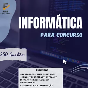 Imagem de capa para o Ebook Informática para Concursos