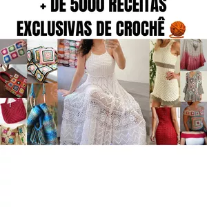 Imagem de capa para o Ebook Receitas Exclusivas de Crochê
