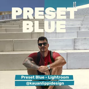Imagem principal do produto Preset Lightroom - Blue (Mobile)